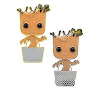 Loungefly Funko POP! Enamel Pin: Baby Groot Mit Chase - Marvel: Guardians Of The Galaxy Emaille-Nadeln - Niedliche Brosche Zum Sammeln - Für Rucksäcke & Taschen - Geschenkidee - Movies Fans