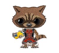 Loungefly Funko POP! Enamel Pin: Rocket Raccoon - Marvel: Guardians Of The Galaxy Emaille-Nadeln - Niedliche Brosche Zum Sammeln - Für Rucksäcke & Taschen - Geschenkidee - Offizielle Handelswaren