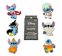 Loungefly Funko - Stitch - Disney: Stich Halloween - Blind Box Enamel Pin - Lilo And Stitch - Blind Box Emaille-Nadeln - Niedliche Brosche Zum Sammeln - Für Rucksäcke & Taschen - Geschenkidee