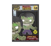 Loungefly Group POP! Large Enamel Enamel Pin Marvel: Zombie Hulk - Hulk - Marvel Zombies Emaille-Nadeln - Niedliche Brosche Zum Sammeln - Für Rucksäcke & Taschen - Geschenkidee - Comic Books Fans