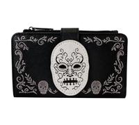 Loungefly Geldbörse Harry Potter Death Eater mit Klappe Schwarz Lässig Einheitsgröße