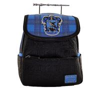 Loungefly - Harry Potter - Ravenclaw Plaid Mini Backpack and Wand - Amazon-Exklusiv - Niedliche Sammeltasche - Geschenkidee - Offizielle Handelswaren - Für Jungen, Mädchen Men und Frauen