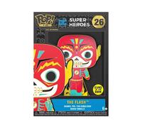 Loungefly Large Enamel Enamel Pin DC Comics DOTD - Logo - Flash Group - DC Comics Emaille-Nadeln - Niedliche Brosche Zum Sammeln - Für Rucksäcke & Taschen - Geschenkidee - Offizielle Handelswaren