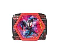 Loungefly Geldbörse Marvel Across The Spiderverse Lentikular‑Effekt Reißverschluss Rot