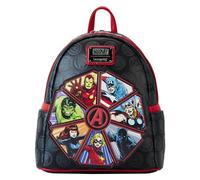Loungefly - Marvel: Avengers 60th Anniversary Mini Backpack - Marvel Comics - Amazon-Exklusiv - Niedliche Sammeltasche - Geschenkidee - Offizielle Handelswaren - Für Jungen, Mädchen Men und Frauen