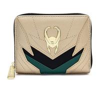 Loungefly Marvel Loki Classic Cosplay Zip Around Wallet, Mehrfarbig/Meereswellen (Ocean Tides), Classic