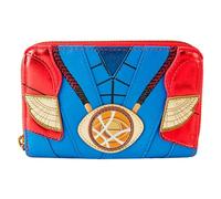 Loungefly Marvel Shine Doctor Strange Geldbörse mit Reißverschluss, Rot/Ausflug, einfarbig (Getaway Solids)