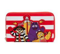 Loungefly McDonalds Ronald and Friends Geldbörse mit umlaufendem Reißverschluss, Mehrfarbig/Meereswellen (Ocean Tides), Geldbörse mit Reißverschluss