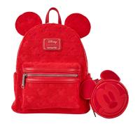 Loungefly Mickey Mouse All-Over Print Plush Burnout Mini Backpack 1 Stk.