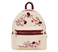 Loungefly Midi-Rucksack Cream & Red Floral