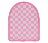 Loungefly Mini-Rucksack-Organizer, Schachbrettmuster, beleuchtet, Rosa