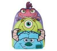 Loungefly Monsters, Inc. Sulley, Mike, & Randall Triple Pocket Mini Backpack 1 Stk.