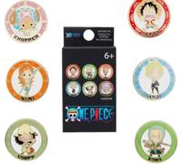Loungefly - One Piece - Monkey D. Luffy - Multi Character - Blind Purchase - 1 Of 12 To Collect - One Piece - Blind Box - Emaille-Nadeln - Niedliche Brosche Zum Sammeln - Für Rucksäcke & Taschen
