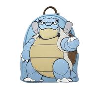 Loungefly Pokemon Blastoise Cosplay Damen Schultertasche mit Doppelriemen, Blau, Medium