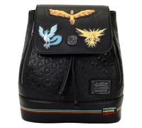 Loungefly Pokémon: Legendary Birds - Articuno, Moltres und Zapdos - bestickte Charaktere Mini Rucksack - Sammeltaschen