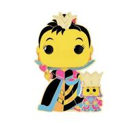 Loungefly POP! Large Enamel Enamel Pin DISNEY ALICE: Queen Of Hearts And King - Alice In Wonderland Emaille-Nadeln - Niedliche Brosche Zum Sammeln - Für Rucksäcke & Taschen - Geschenkidee