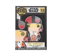 Loungefly POP! Large Enamel Enamel Pin STAR WARS: Poe Dameron - Star Wars Emaille-Nadeln - Niedliche Brosche Zum Sammeln - Für Rucksäcke & Taschen - Geschenkidee - Offizielle Handelswaren