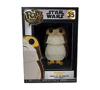 Loungefly POP! Large Enamel Enamel Pin STAR WARS: Porg Chase Group - Star Wars Emaille-Nadeln - Niedliche Brosche Zum Sammeln - Für Rucksäcke & Taschen - Geschenkidee - Offizielle Handelswaren