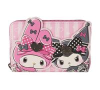 Loungefly Sanrio My Melody und Kuromi Geldbörse mit umlaufendem Reißverschluss