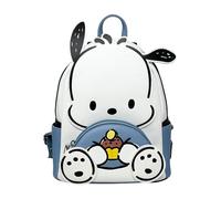 Loungefly Sanrio Pochacco Cosplay Damen Doppelriemen Schultertasche Geldbörse, Blau, Medium