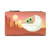 Loungefly Star Wars The Mandalorian Baby Yoda Wait For Me Geldb rse aus Kunstleder