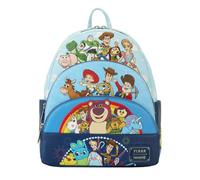 Loungefly Toy Story Movie Collab Mini-Rucksack, 3 Taschen, Schwarz/Anthrazit, Schwarz/Anthrazit, Einheitsgröße, Schwarz/Kohle, one size