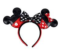 LOUNGEFLY Unisex Kinder x Disney Mickey and Minnie Mouse Valentines Ears Headband, Multi-Coloured