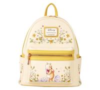 Loungefly Winnie Puuh I-Aah Mini-Rucksack, Handtasche, Blumendruck, Doppelriemen, Schultertasche, Mini