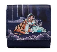 Loungefly x Disney Aladdin Agrabah and Jasmine Kisslock Tri-Fold Wallet