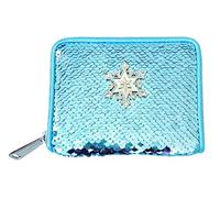 Loungefly x Disney Frozen ELSA Reversible Pailletten Geldbörse, weiß/blau, Standard, Retro