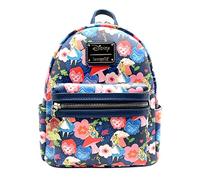 Loungefly X LASR Exclusive Disney Alice in Wonderland Golden Afternoon AOP Mini Backpack - Fashion Cute Purses Backpacks