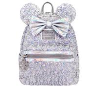 Loungefly X LASR Exklusiver Disney-Minnie-Mini-Rucksack mit holografischen Pailletten