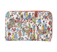 Loungefly Zip Around Purse Wheres Waldo Nue offiziell Rot One Size