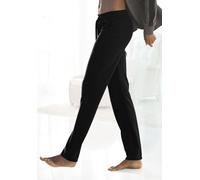 Bench. Sweathose, mit Seitenstreifen und geradem Bein TOPSELLER 36/38, N-Gr schwarz Damen Gerade Hosen Sweathose 36/38, N-Gr schwarz