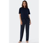 Schiesser Pyjamahose Damen blau, 40