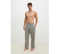 Loungehose MARC O'POLO, Herren, Gr. XL, N-Gr, braun (hellbeige kariert), Web, Obermaterial: 100% Baumwolle, Hosen Loungehose (83904557-XL) hellbeige kariert
