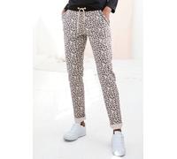 LASCANA Loungepants Damen beige-schwarz Gr.40/42