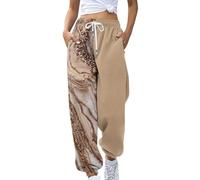 Loungewear Damen Set, Fashion Angebote Damen, Damen Jogginghose Zweifarbige Hose Freizeithose Hohe Taille Sporthose Trainingshose Sweatpants Baggy Sweathose Hosen Damen High Waist