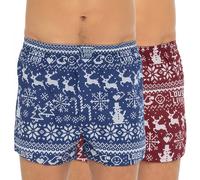 Boxershorts LOUSY LIVIN "2Pack Scandi" Gr. S, bunt (mehrfarbig) Herren Unterhosen (64425826-S) mehrfarbig