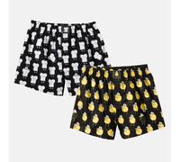 Lousy Livin 2 Pack Toast & Zitrone Boxershorts - Black - S