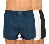 Lousy Livin 3-er Set Boxershorts Blau, Weiß & Schwarz