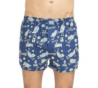 Lousy Livin Boxershorts mit Sheep‑Motiv – Blau – Größe S
