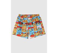 Lousy Livin Boxershorts Blau & Orange mit Motiv