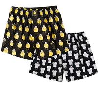 Boxershorts LOUSY LIVIN "Toast Zitrone", Herren, Gr. M, schwarz, 100% Baumwolle, bedruckt, Unterhosen, mit coolen Comic-Motiven (74623803-M) schwarz