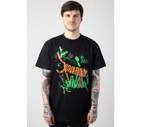 Lousy Livin - Mustache Tiger Black - T-Shirt - Schwarz - S - 100% Bio-Baumwolle Schwarz S