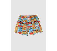 Lousy Livin Boxershorts Blau & Orange mit Motiv