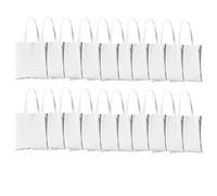 Louttary 20 StüCk 13X18 Sublimations-Tragetaschen, Sublimations-Tragetaschen Aus Leerem Canvas, EinkaufstüTen für DIY-Bastelarbeiten,