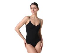 Lovable Formender Bügel Seamless-Microfaser Nahtlose Technik Unsichtbare Finish-Silhouette Shaping Body, Schwarz, L Damen