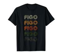 Love Heart Figo T-Shirt, Grunge, Vintage-Stil, Schwarz, Figo T-Shirt