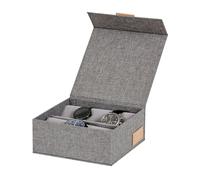 STORE IT Uhrenbox ''Premium'' in Grau - (B)16,5 x (H)7 x (T)16,5 cm - 65% | Kisten Koerbe